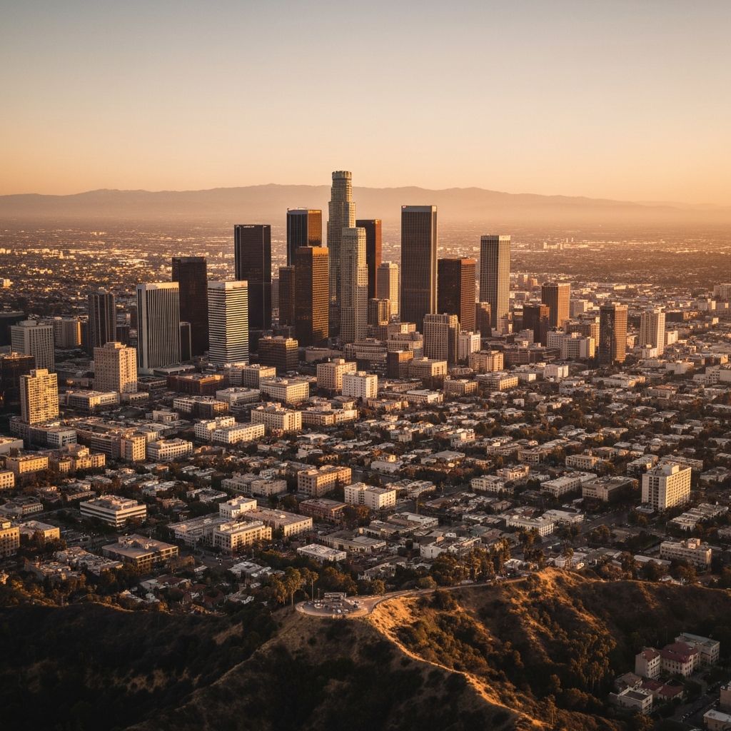 Private jet destination: Los Angeles